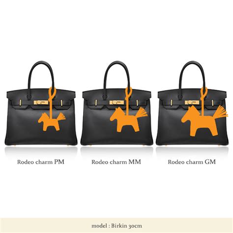 hermes rodeo size